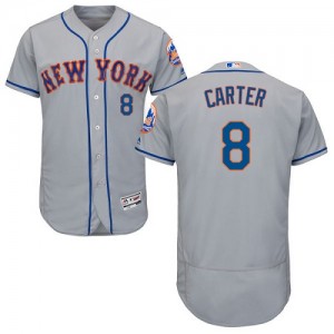 ويتس Mets #8 Gary Carter Blue(Grey NO.) Cool Base Stitched Youth Baseball Jersey ويتس